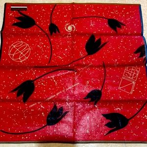 Vintage NWT Japanese  Junko Koshino Handkerchief, Pocket Square, Neckerchief